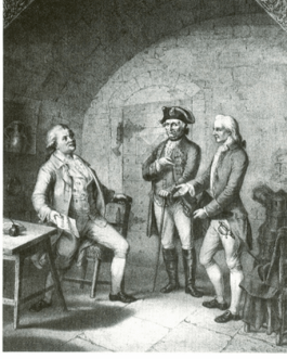 Schiller besucht Schubart in der Festung